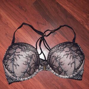 Victoria's Secret Bombshell Plunge Front Closure Strappy Back Bra